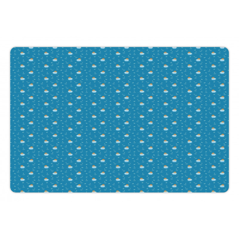 Nautical Concept Pet Mat