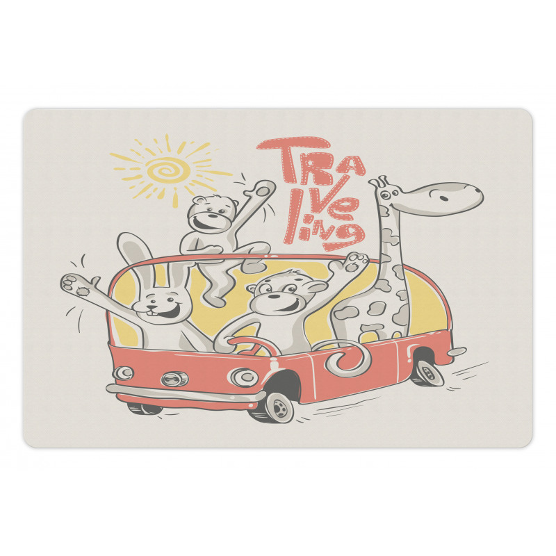 Traveling Animals Pet Mat