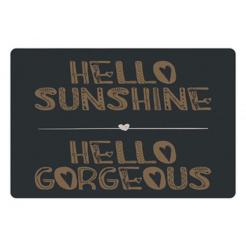 Hello Sunshine Pet Mat