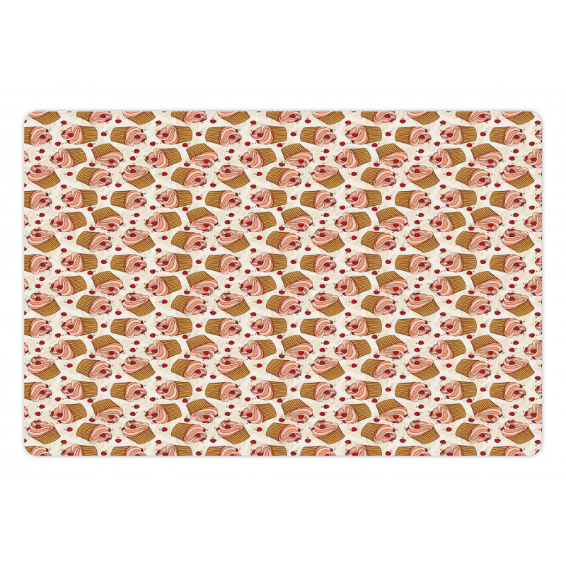 Creamy Dessert Cherries Pet Mat