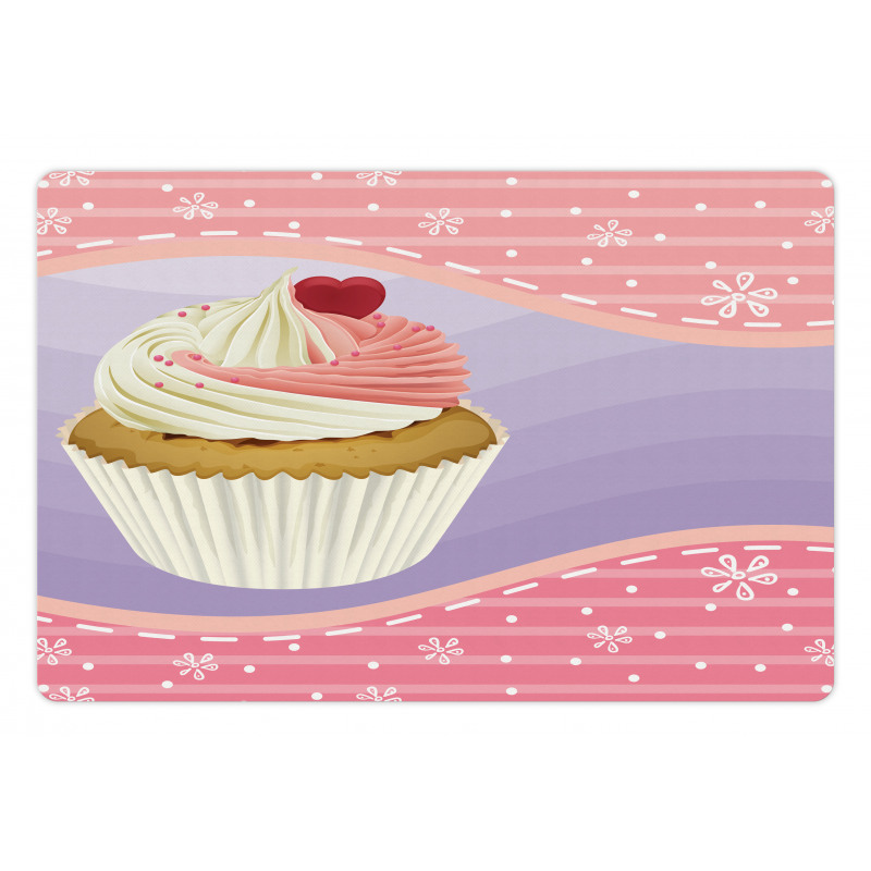 Yummy Pastry Floral Pet Mat