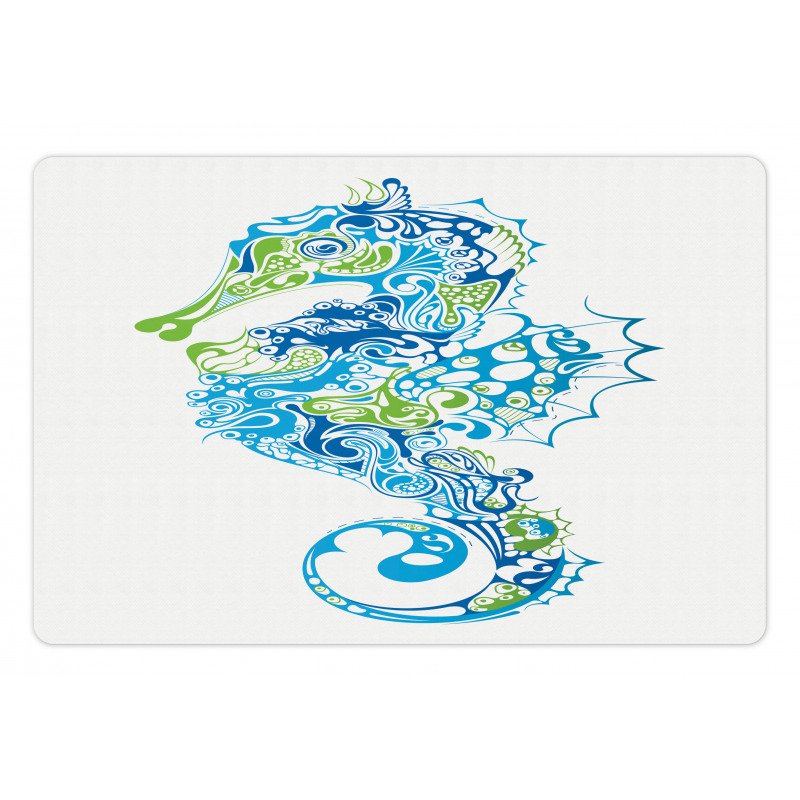 Curvy and Wavy Forms Pet Mat