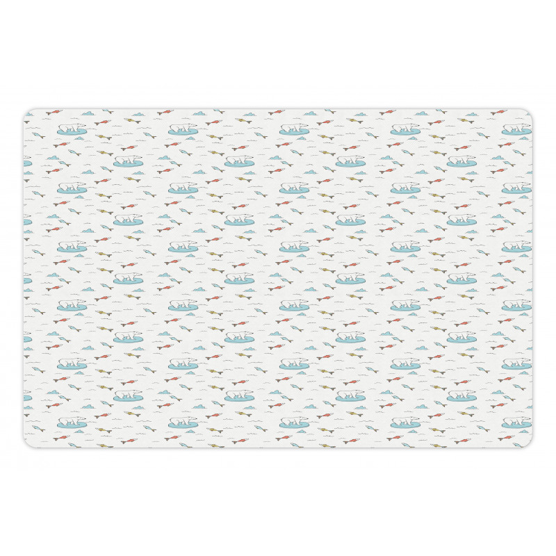 Arctic Wildlife Sea Pet Mat