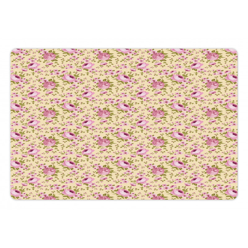 Hydrangeas on Branches Pet Mat