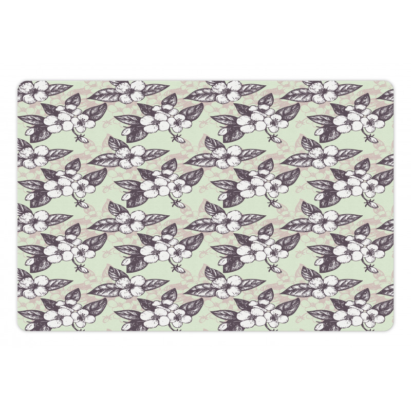 Nostalgic Style Nosegay Pet Mat