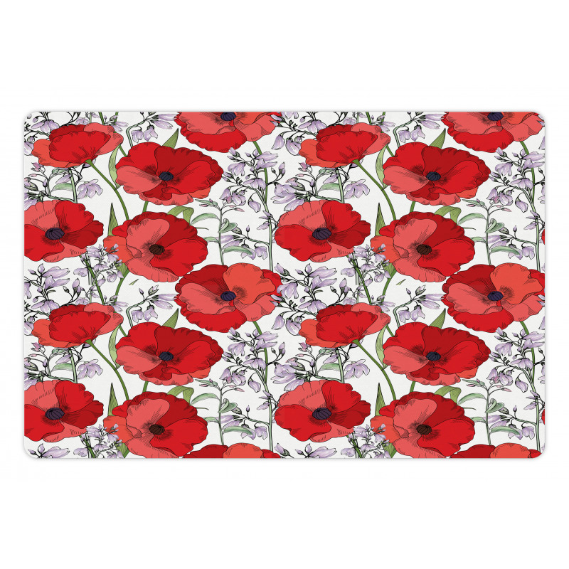 Rural Garden in Blossom Pet Mat