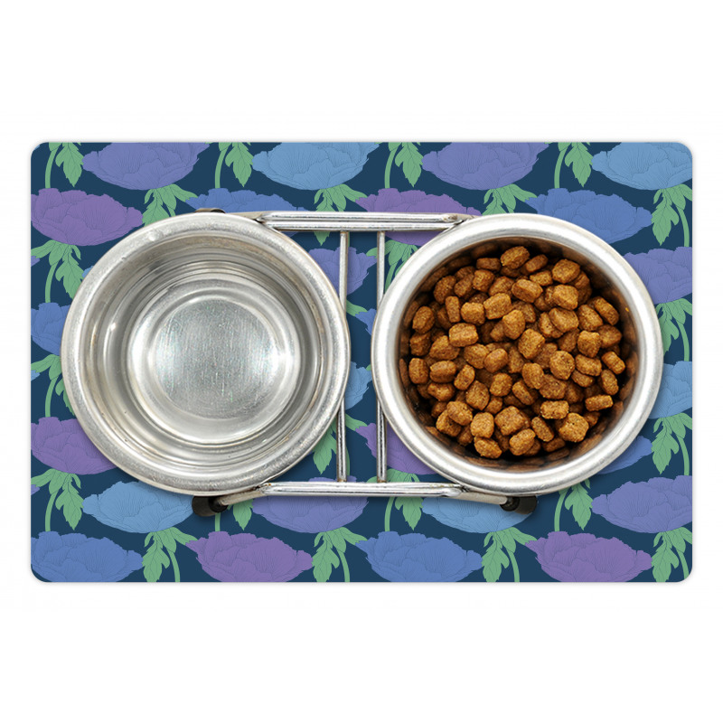 Tree Peony Stem Leaves Pet Mat