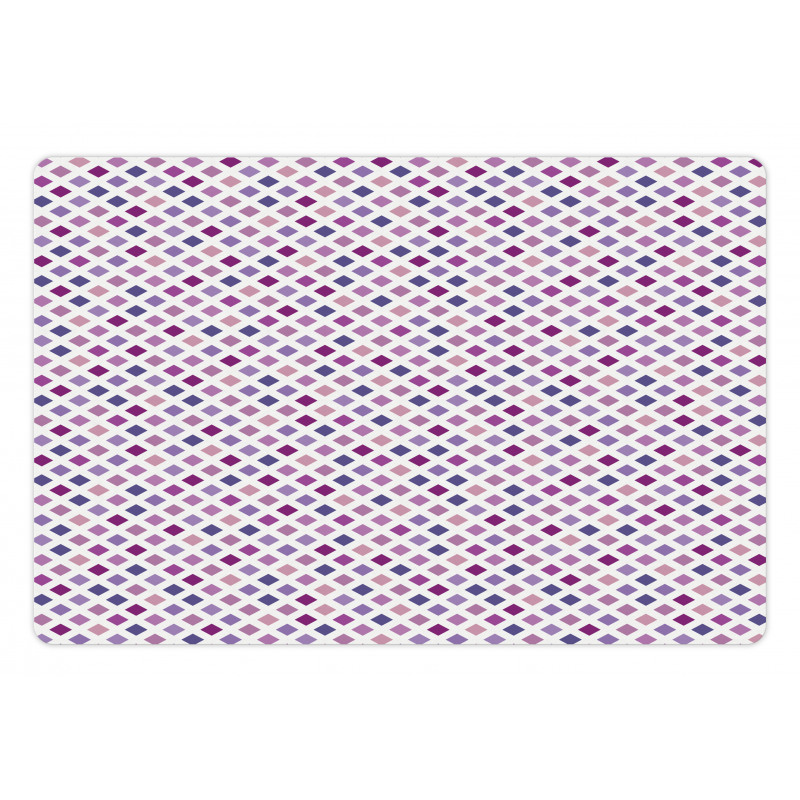 Diagonal Squares Mesh Pet Mat