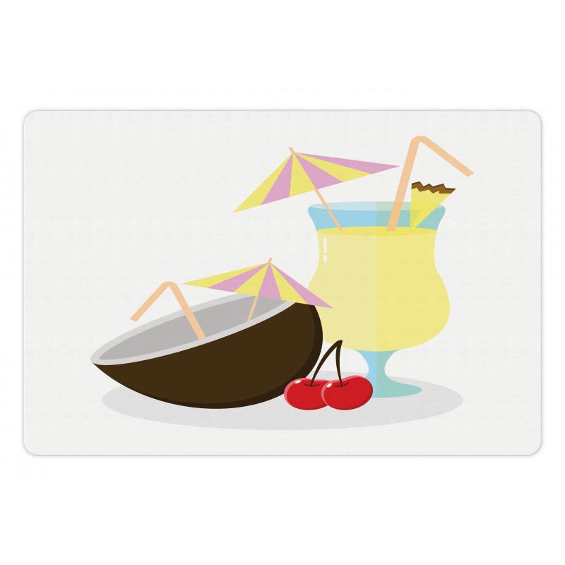 Pina Colada Cocktail Pet Mat