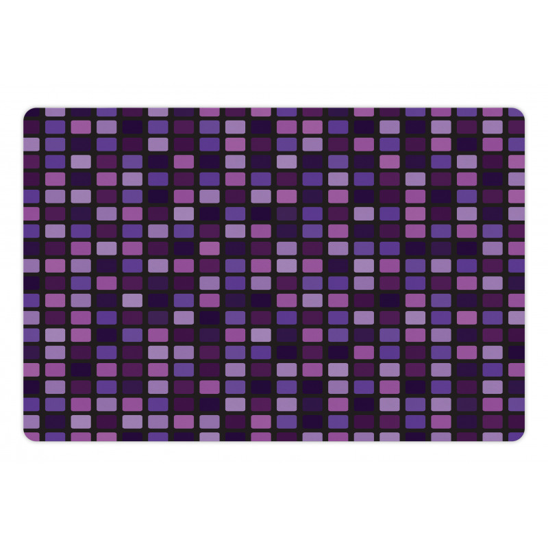 Beveled Square Mosaic Tile Pet Mat