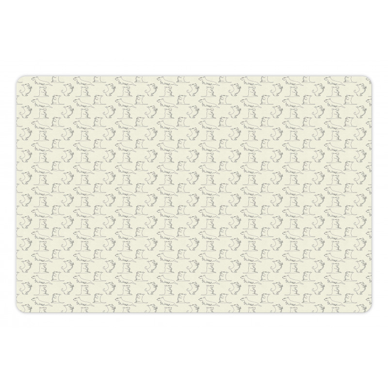 Animal Tiling Pattern Pet Mat