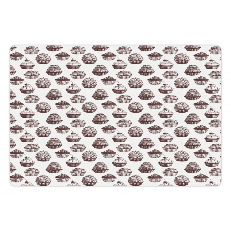 Delicious Desserts Food Pet Mat