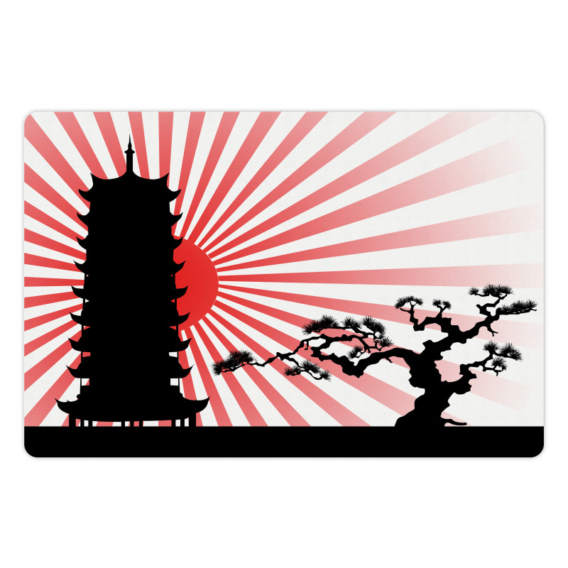 Shinto Building and Tree Pet Mat