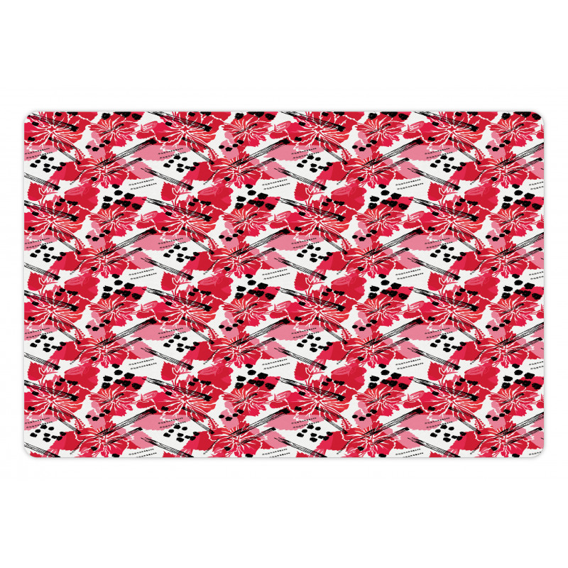 Flower of Hawaiian Jungles Pet Mat