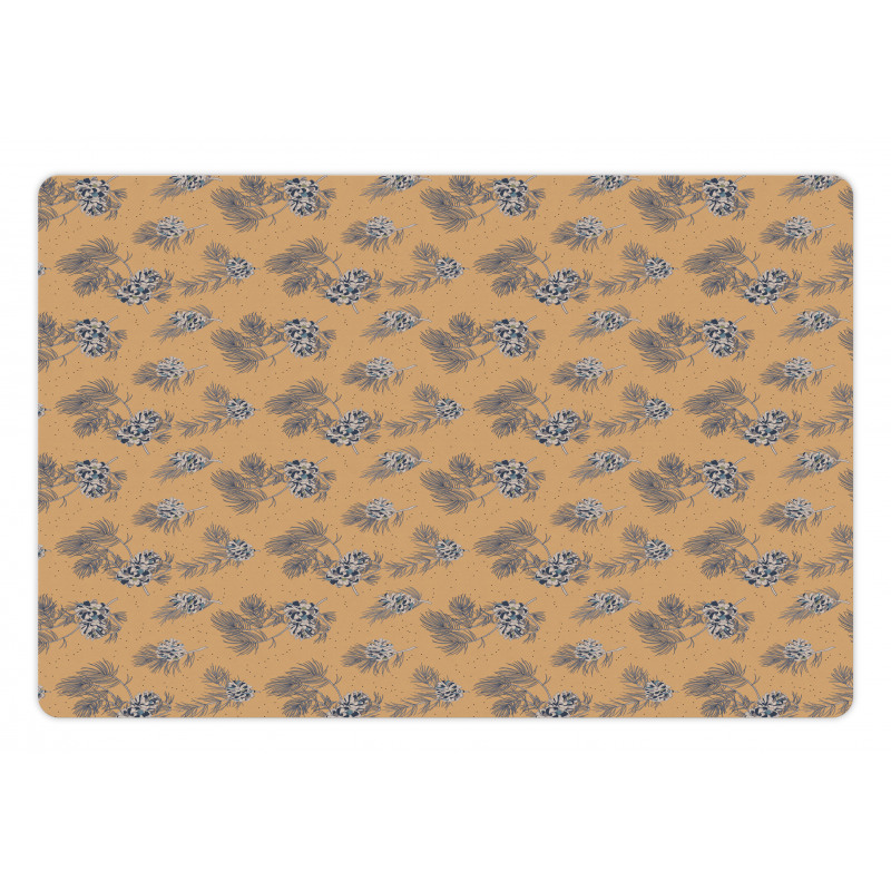 Vintage Style Branches Pet Mat