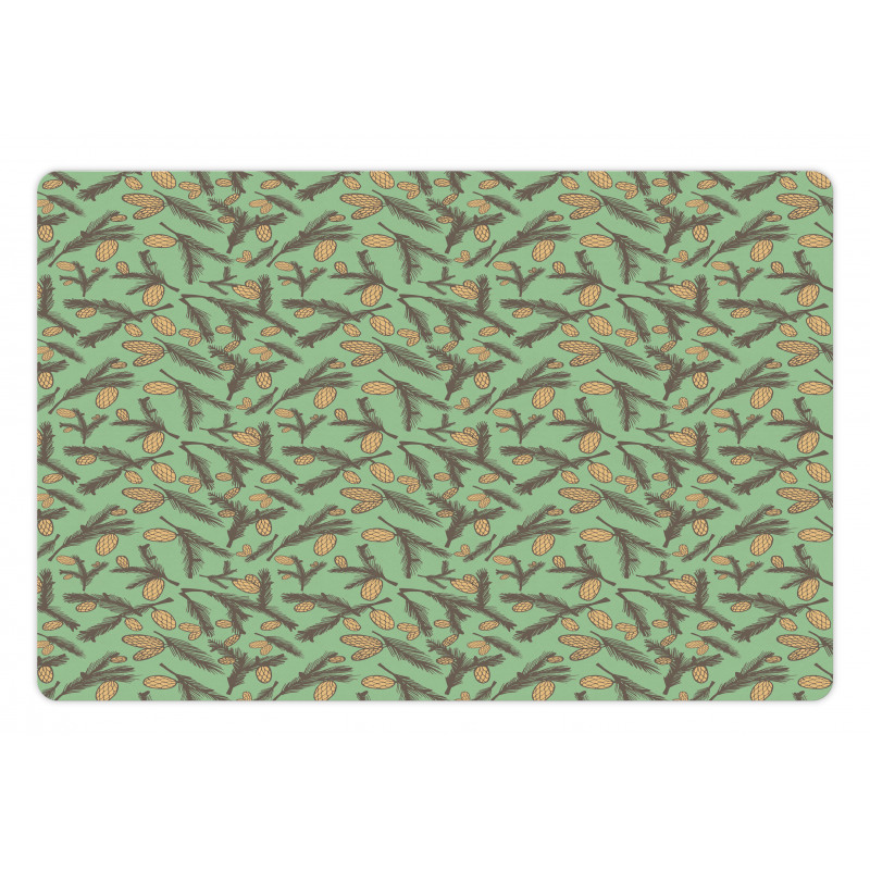 Spring Season Plant Leaf Pet Mat