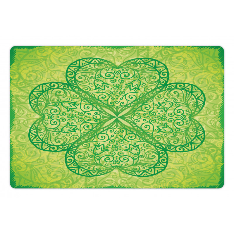 Traditional Heart Motif Pet Mat