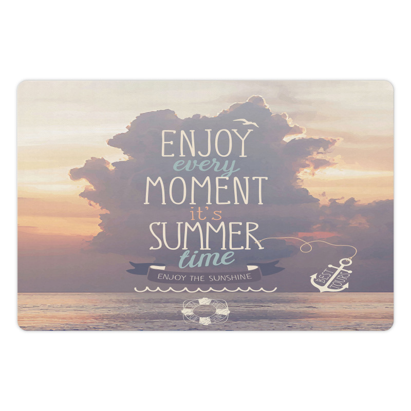 Dream Words Summer Time Art Pet Mat