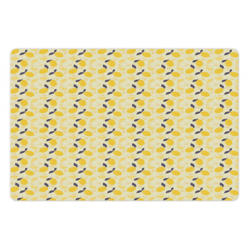 Lemons and Blossoms Pet Mat