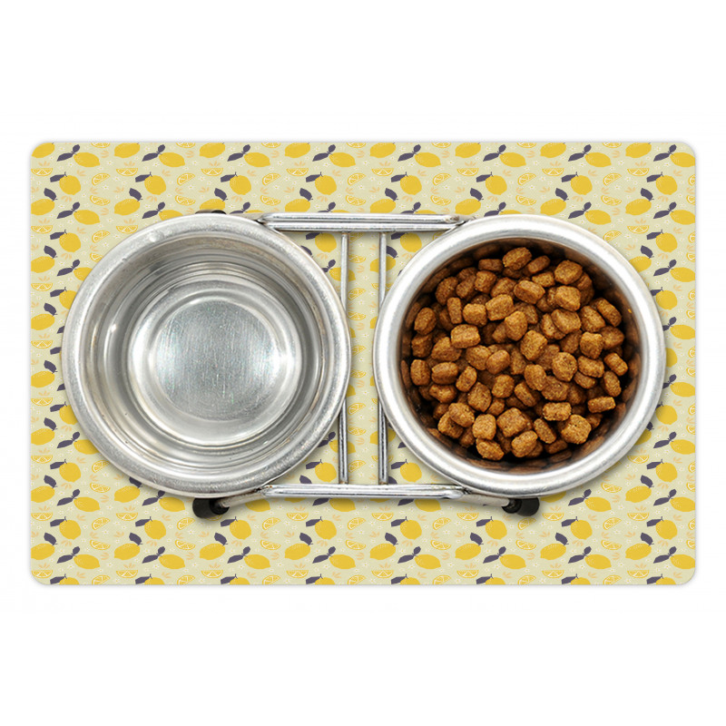 Lemons and Blossoms Pet Mat