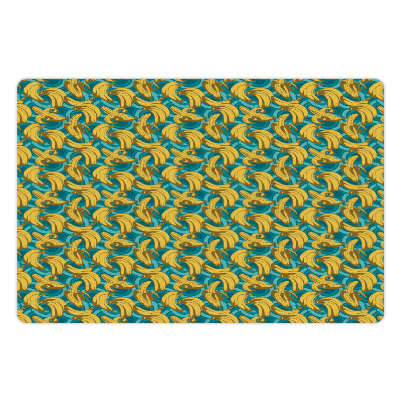 Retro Style Hawaiian Farm Pet Mat