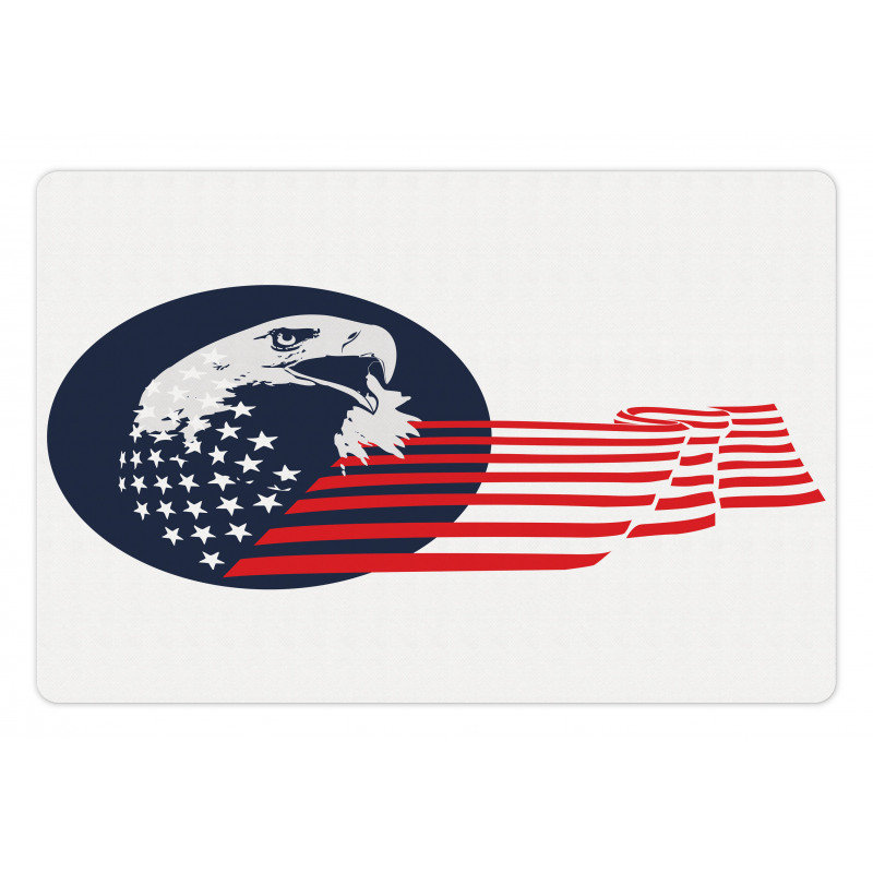 Eagle with Stars Stripes Pet Mat