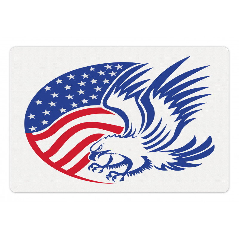 American Bald Eagle Flag Pet Mat