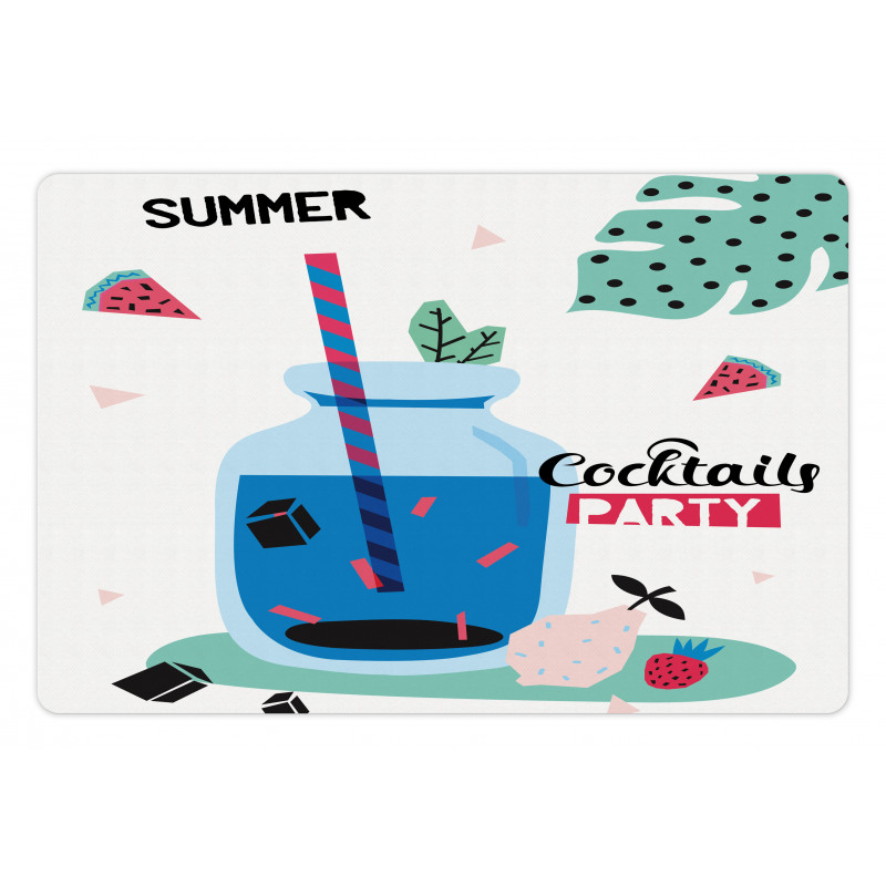 Hello Summer Artwork Pet Mat