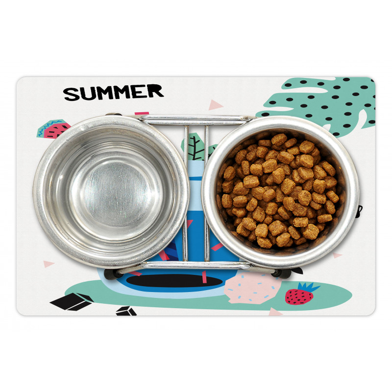 Hello Summer Artwork Pet Mat