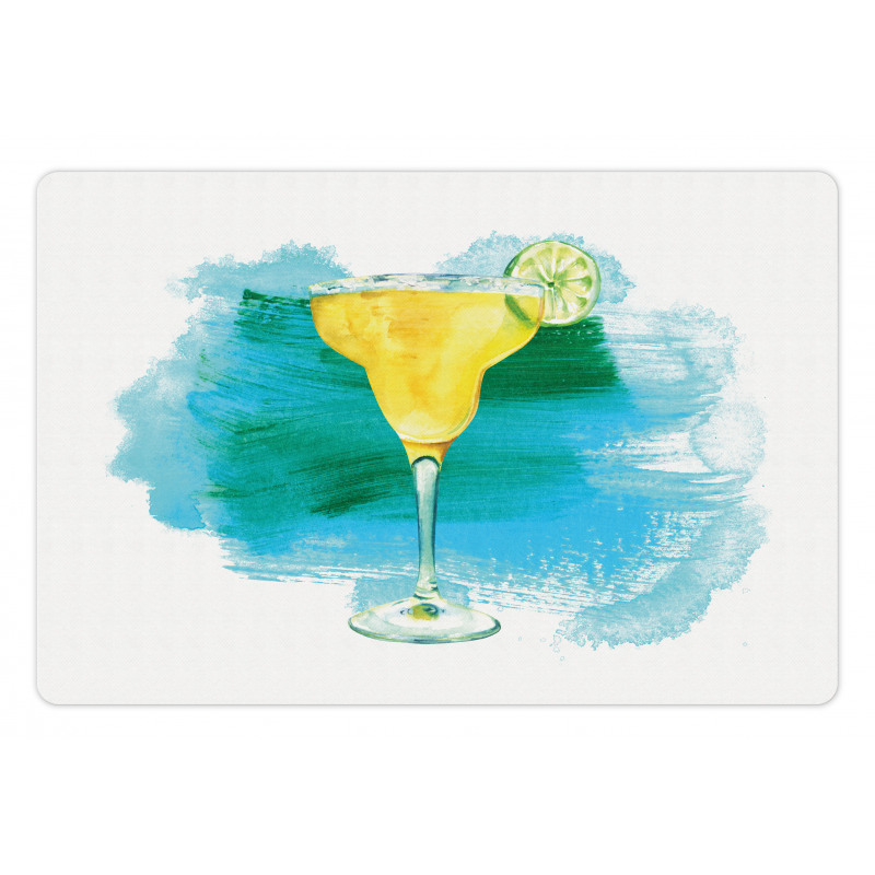 Watercolor Margarita Pet Mat