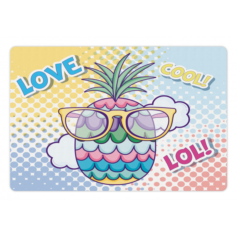 Pineapple Sunglasses Love Cool Pet Mat