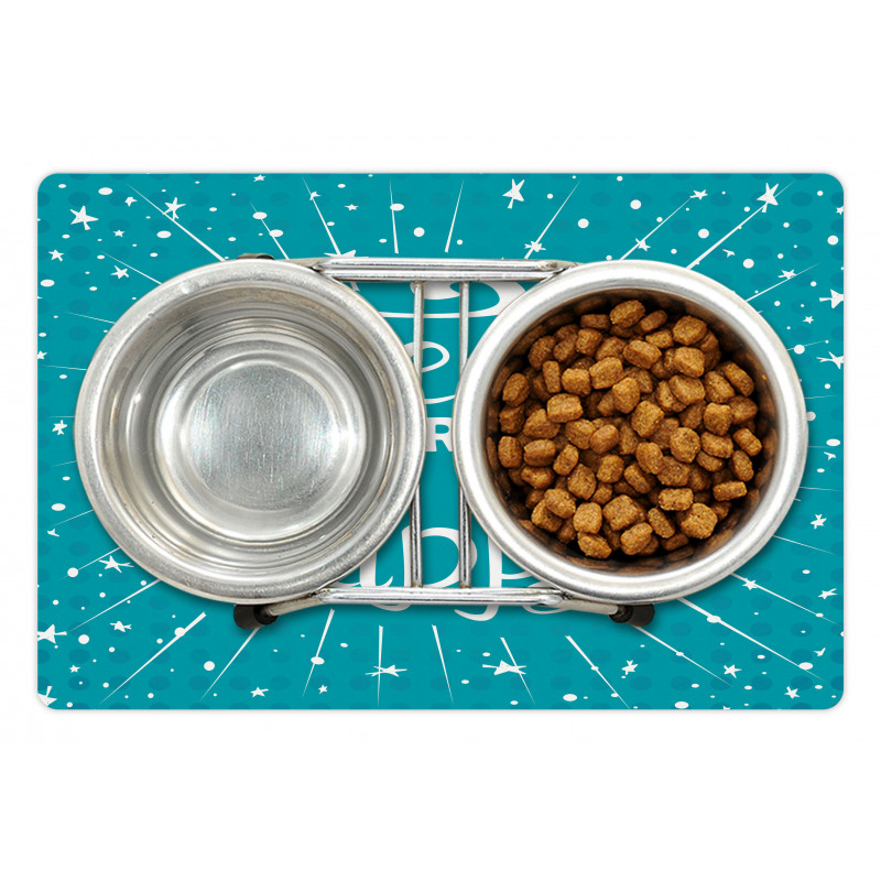 Retro Style Design Stars Pet Mat