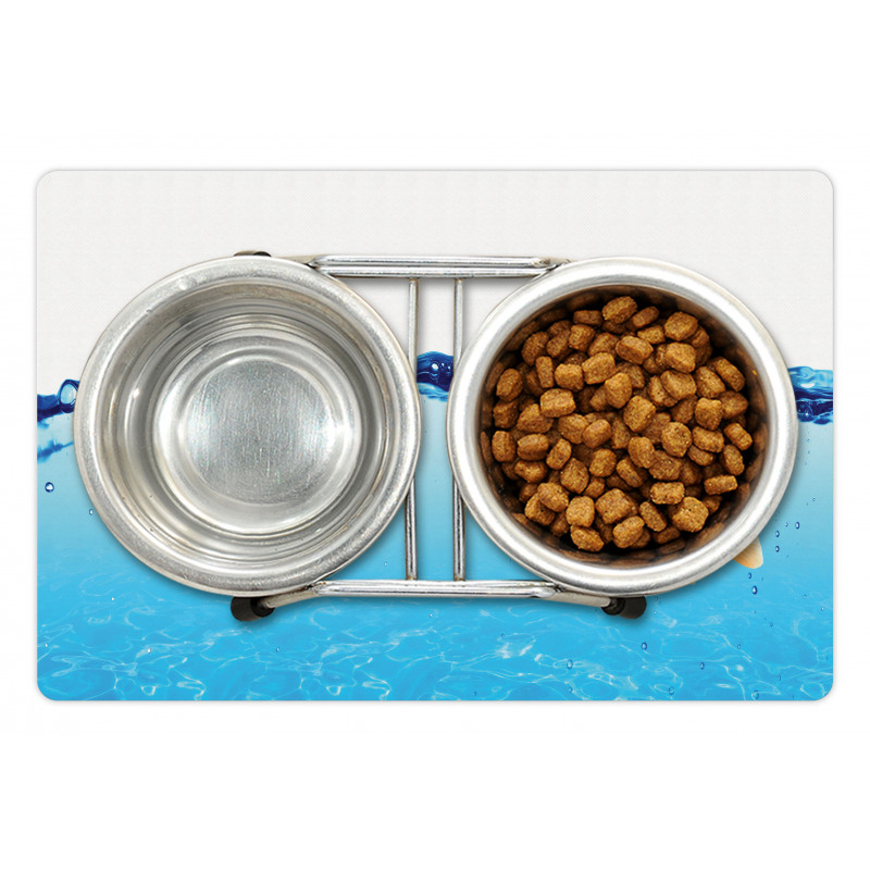 Small Fish with Shark Fin Pet Mat