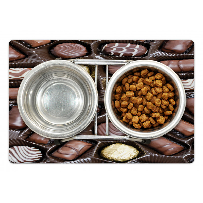 Yum Chocolate Box Image Pet Mat