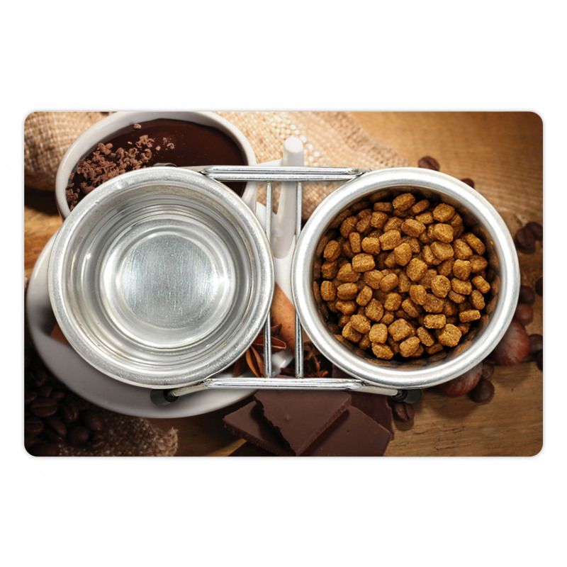 Cup of Hot Chocolate Nuts Pet Mat