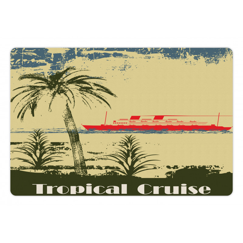 Travel Exotic Island Pet Mat