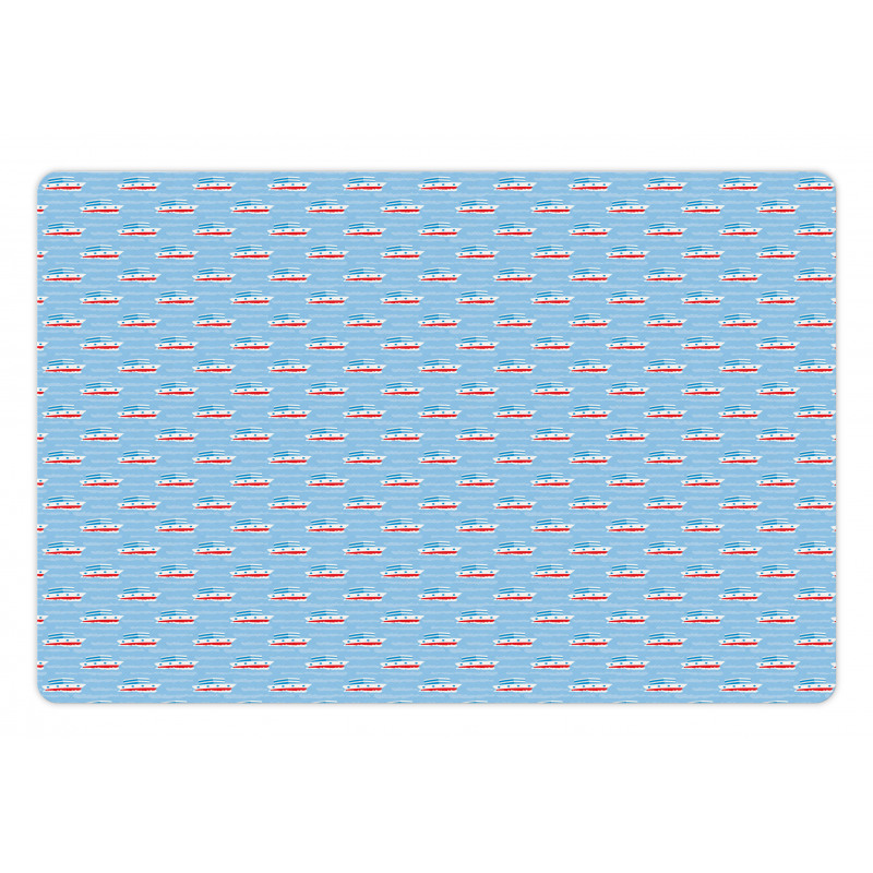 Cartoon Sailor Theme Pet Mat