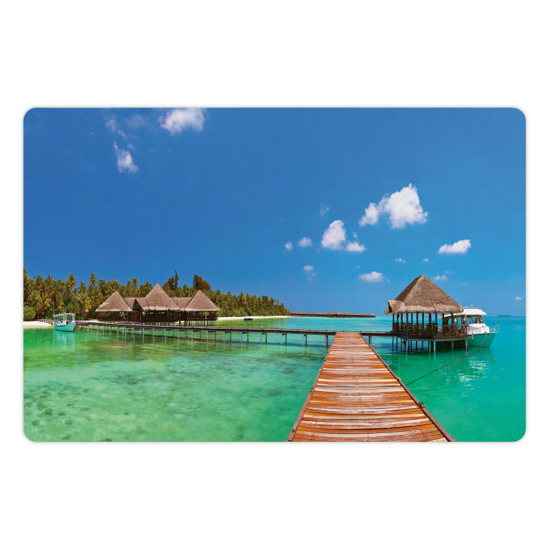 Maldives Island Jetty Pet Mat