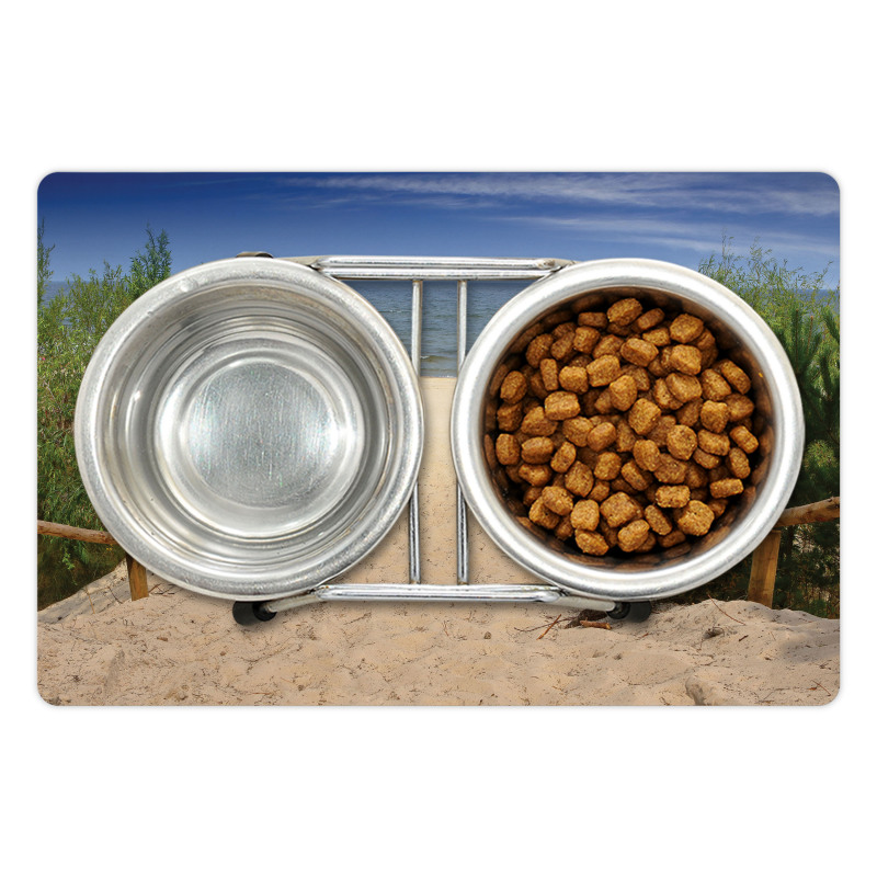 Sandy Peaceful Shore Pet Mat