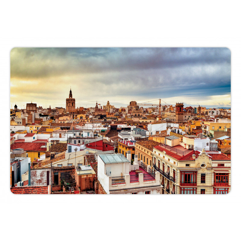 Valencia Spain View Pet Mat