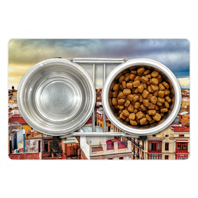 Valencia Spain View Pet Mat