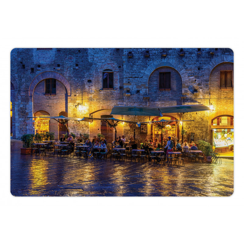 Night View Italy Pet Mat