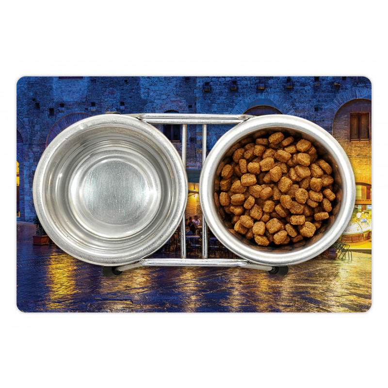 Night View Italy Pet Mat