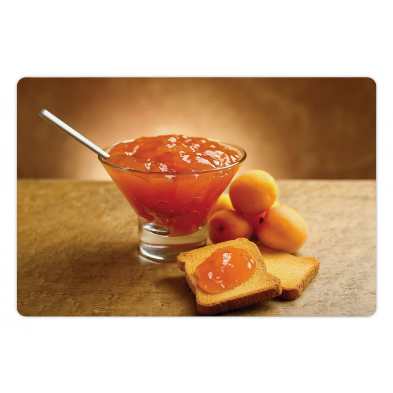 Juicy Apricot Jam and Bread Pet Mat