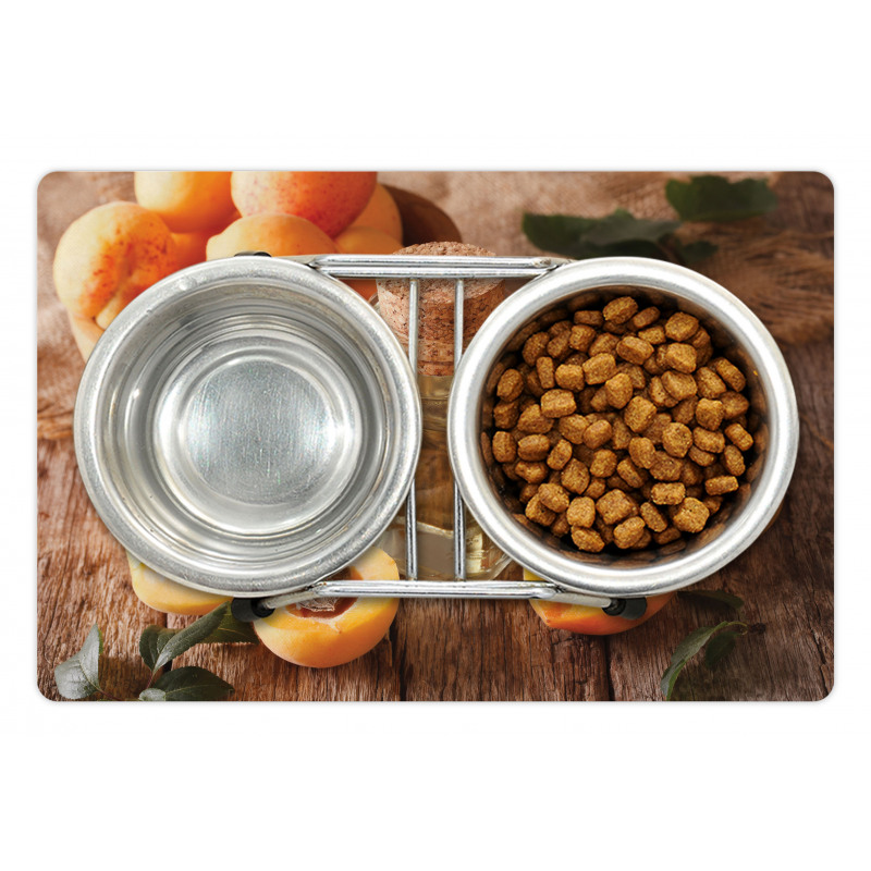 Fresh Apricots and Oil Jar Pet Mat