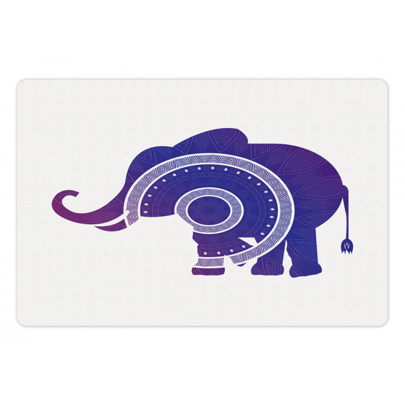 Elephant Calf Mandala Pet Mat