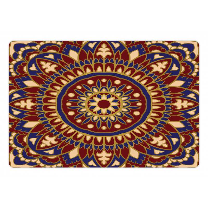 Oriental Tile Inspired Look Pet Mat