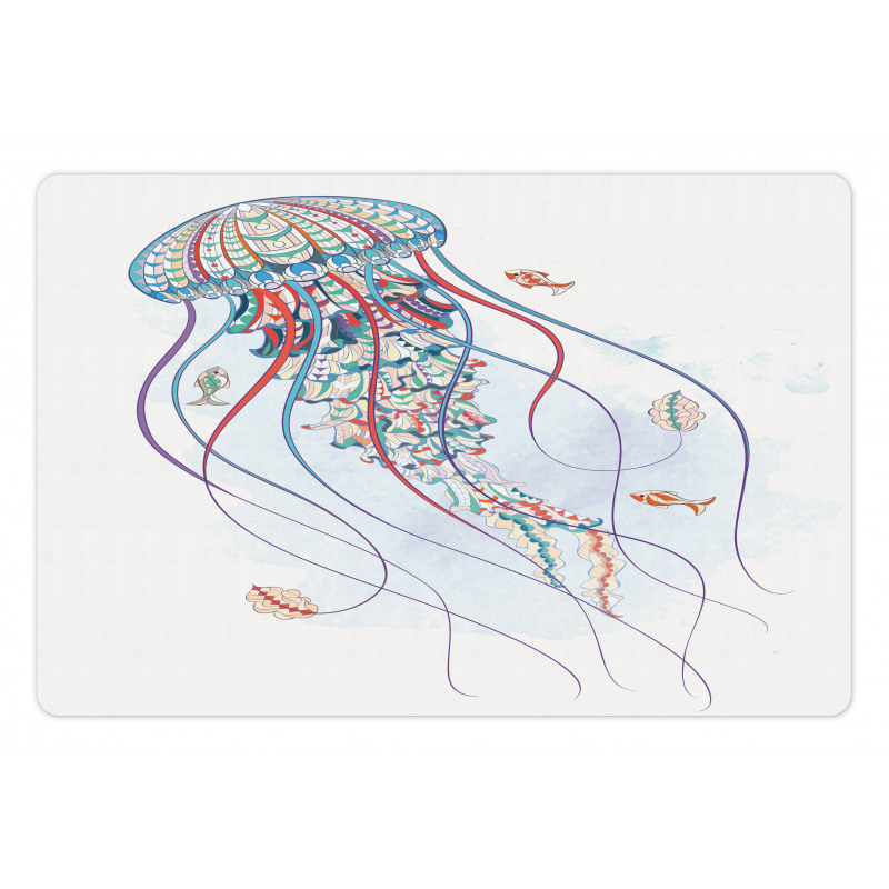 Nautical Ornate Organism Pet Mat