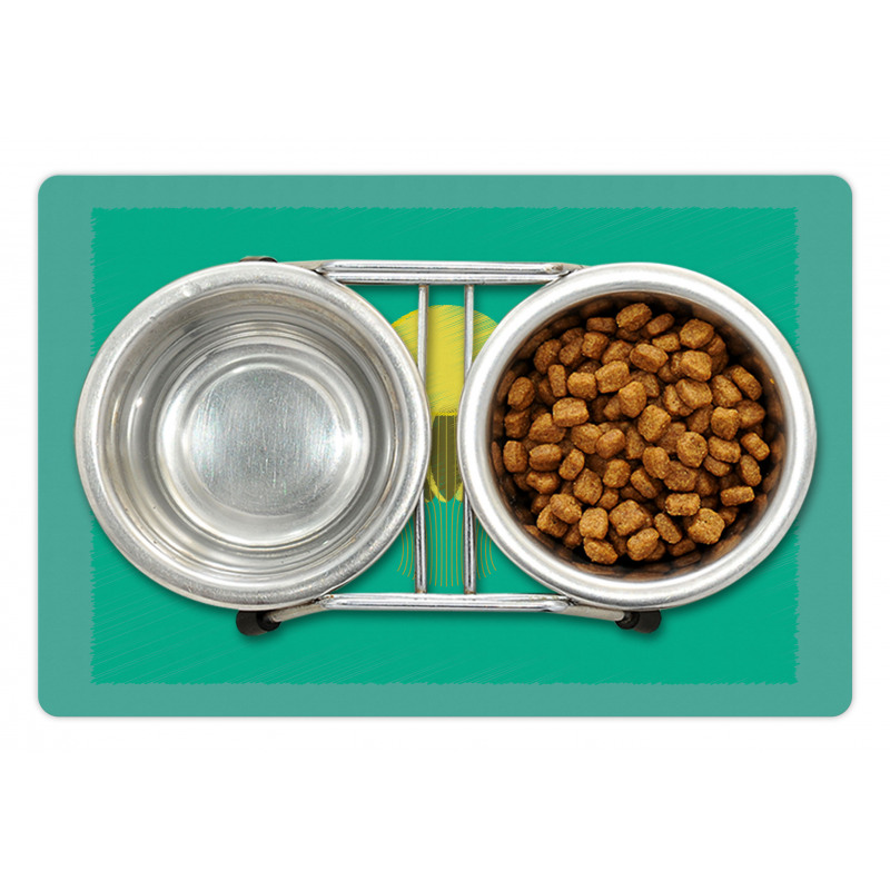 Simplistic Flat Organism Pet Mat