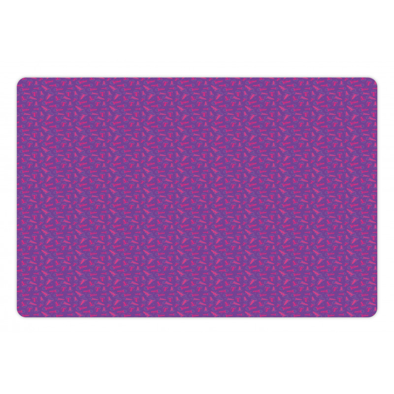 Modern Repeating Pattern Pet Mat